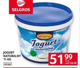Selgros Jogurt naturalny oferta