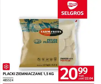 Selgros Placki ziemniaczane oferta