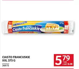 Selgros Ciasto francuskie xxl oferta