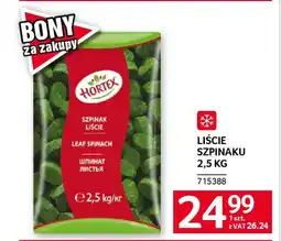 Selgros Liście szpinak oferta