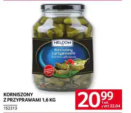 Selgros Korniszony z przyprawami oferta