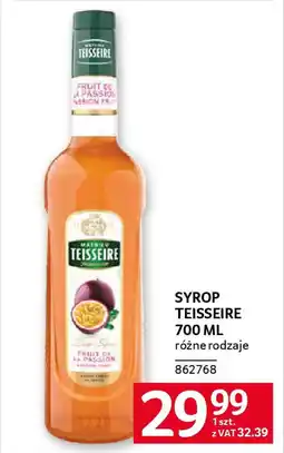 Selgros Syrop teisseire oferta