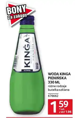 Selgros Woda kinga pienińska oferta