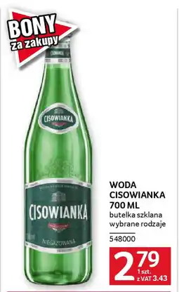 Selgros Woda cisowianka oferta