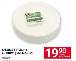 Selgros Talerze z trzciny cukrowej oferta