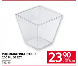 Selgros Pojemniki fingerfood oferta
