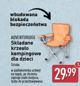 ALDI ADVENTURIDGE Składane krzesło kempingowe dla dzieci oferta
