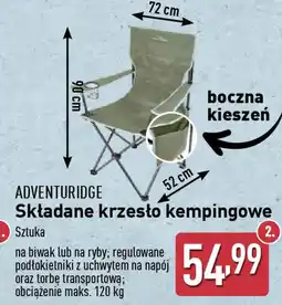 ALDI ADVENTURIDGE Składane krzesło kempingowe oferta