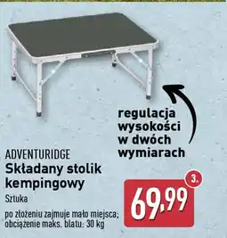 ALDI ADVENTURIDGE Składany stolik kempingowy oferta