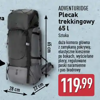ALDI ADVENTURIDGE Plecak trekkingowy oferta