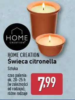 ALDI HOME CREATION Świeca citronella oferta