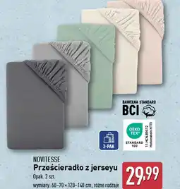 ALDI NOVITESSE Prześcieradło z jerseyu oferta