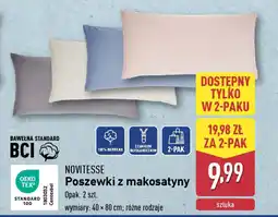 ALDI NOVITESSE Poszewki z makosatyny oferta