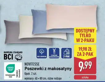 ALDI NOVITESSE Poszewki z makosatyny oferta