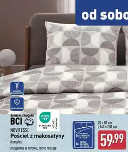 ALDI NOVITESSE Pościel z makosatyny oferta