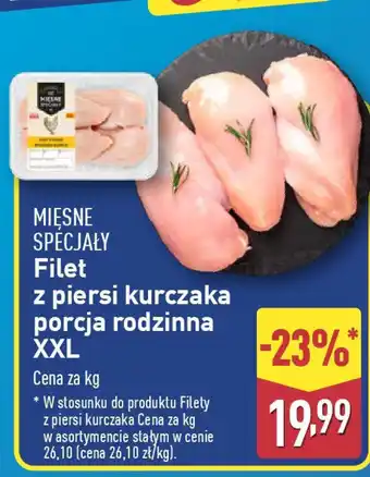ALDI MIĘSNE SPECJAŁY Filet z piersi kurczaka porcja rodzinna XXL oferta