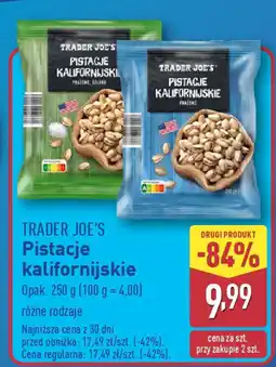 ALDI TRADER JOE'S Pistacje kalifornijskie oferta
