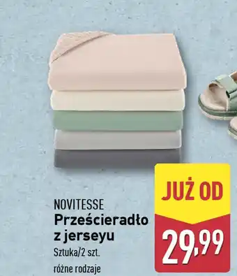 ALDI NOVITESSE Prześcieradło z jerseyu oferta