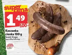 Topaz Kaszanka cienka 100g Swojski Stragan oferta