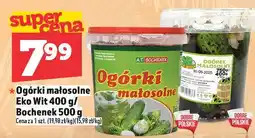 Topaz Ogórki małosolne Eko wit 400g / Bochenek 500g oferta