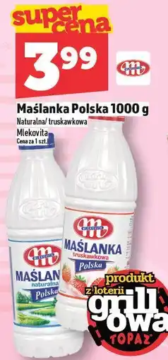 Topaz Maślanka Polska 1000 g Mlekovita oferta