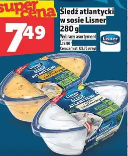 Topaz Śledź atlantycki w sosie Lisner 280 g oferta