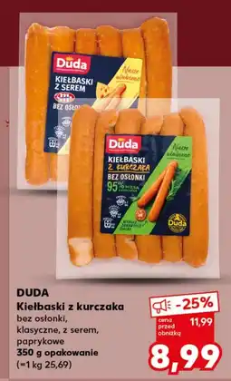 Kaufland Kiełbaski Duda oferta