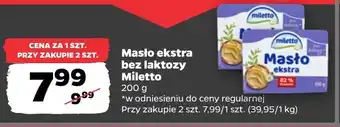 Netto Masło bez laktozy Miletto oferta