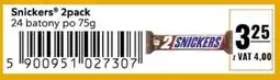 Eurocash Snickers 2pack oferta