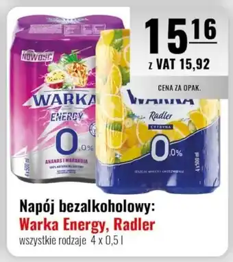 Eurocash Napój bezalkoholowy: Warka Energy, Radler oferta