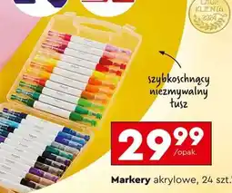 Biedronka Markery akrylowe, 24 szt oferta