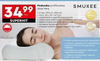 Biedronka Poduszka profilowana Aloe Vera oferta