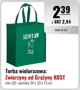 Torba wielorazowa: Zwierzyny od Grażyny KOST