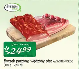 Cezar Delikatesy Boczek parzony, wędzony płat system drob oferta