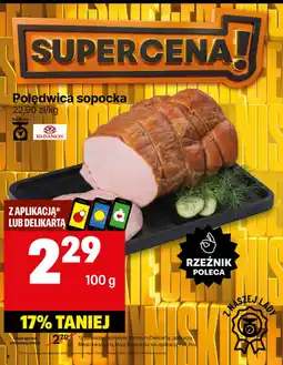Delikatesy Centrum Polędwica sopocka Kabanos oferta