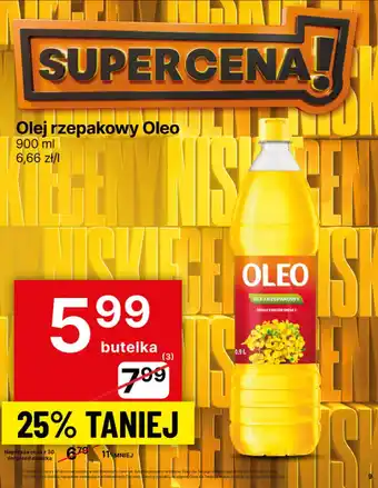 Delikatesy Centrum Olej rzepakowy Oleo 900ml oferta