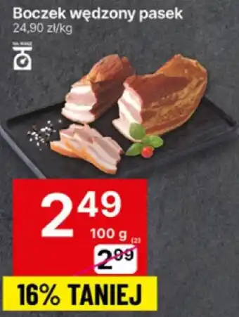 Delikatesy Centrum Boczek wędzony pasek Delikatesy Centrum oferta