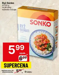 Delikatesy Centrum Ryż Sonko basmati 4x100g oferta