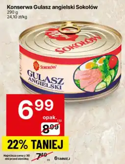 Delikatesy Centrum Konserwa gulasz angielski Sokołów 290g oferta