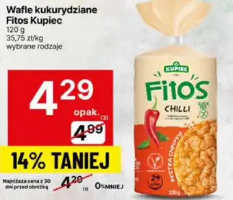 Delikatesy Centrum Wafle kukurydziane Fitos Kupiec 120g oferta
