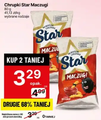Delikatesy Centrum Chrupki Star Maczugi 80 g oferta