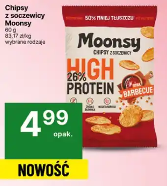 Delikatesy Centrum Chipsy z soczewicy Moonsy 60 g oferta