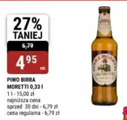 bi1 Piwo birra moretti oferta