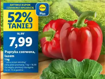 Lidl Papryka czerwona oferta