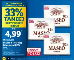 Lidl Masło Mlekovita z Polskiej Mleczarni 82% oferta
