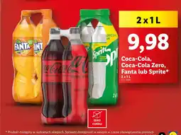 Lidl Coca-Cola, Coca-Cola Zero, Fanta lub Sprite oferta