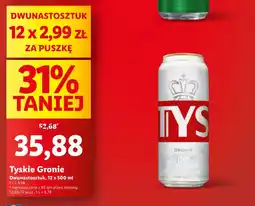 Lidl Tyskie Gronie oferta