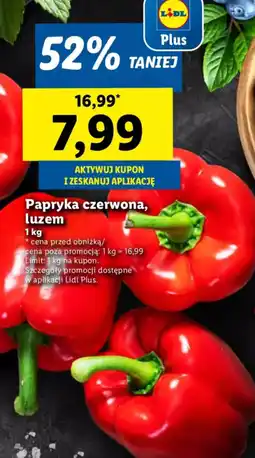 Lidl Papryka czerwona oferta
