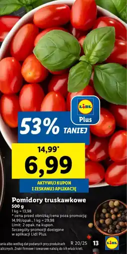 Lidl Pomidory truskawkowe oferta