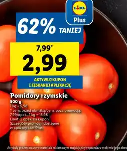 Lidl Pomidory rzymskie oferta